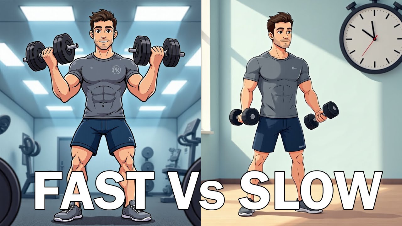 Slow vs Fast Reps - What Builds More Muscle? (New Research Explained)