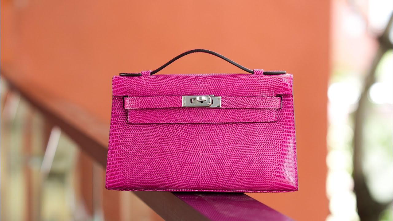 We Made a Kelly Pochette in Lizard Leather