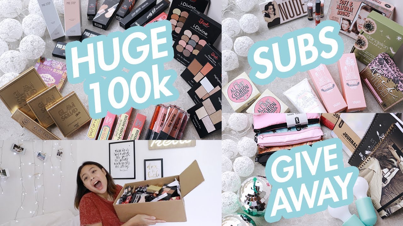 HUGE 100K SUBSCRIBER GIVEAWAY (CLOSED) | Hannah Kathleen