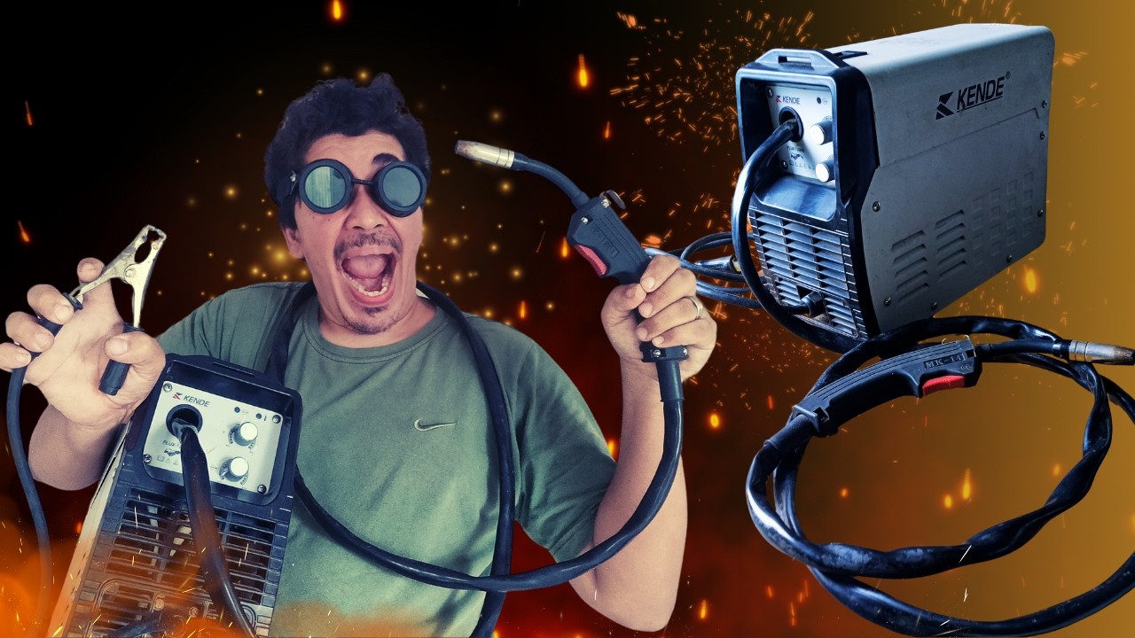 Primeiro Contato com a M&aacute;quina de Solda MIG: Desafio 220V em 127V!