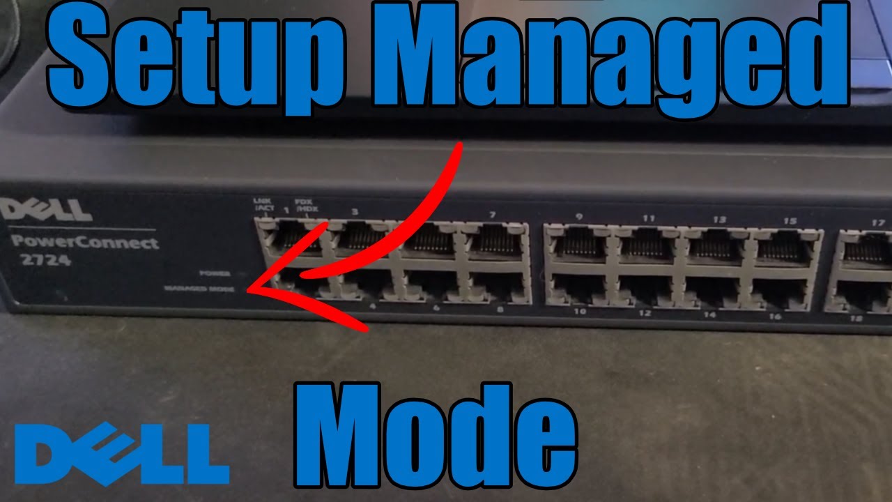 Dell PowerConnect 2724 | ПОЛНОЕ руководство по настройке управления