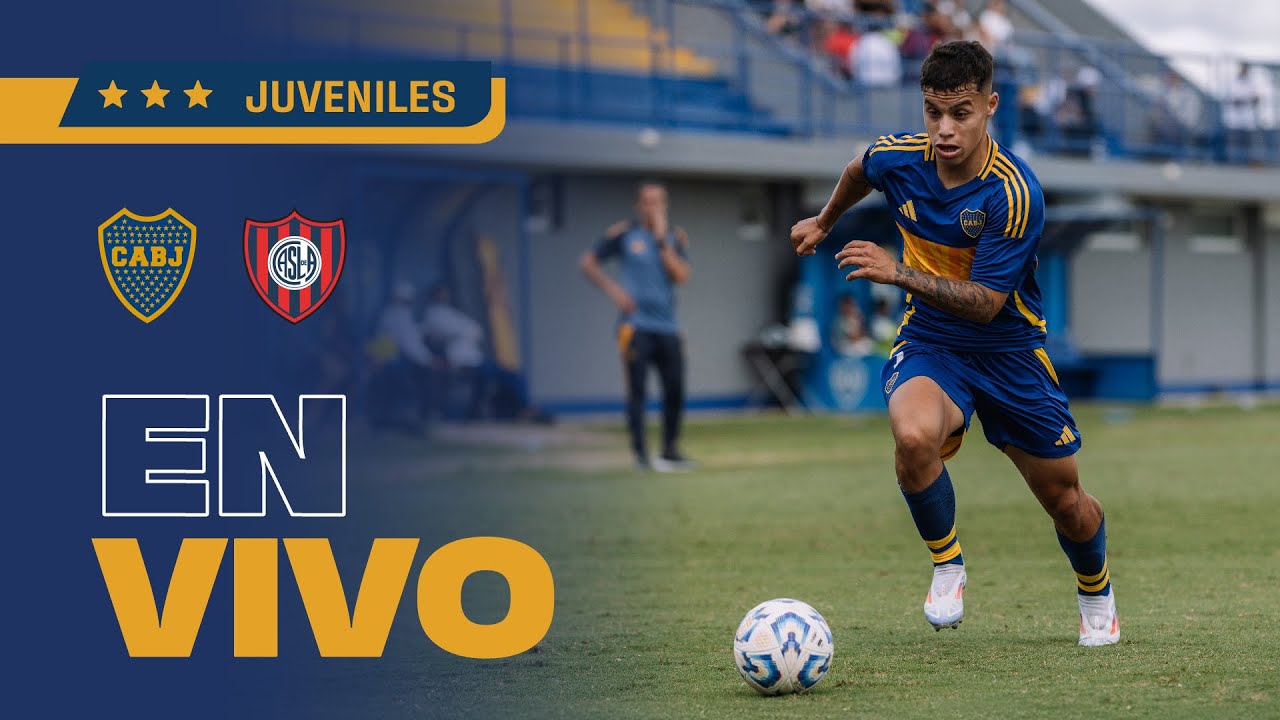 BOCA vs  SAN LORENZO EN VIVO | FECHA 6 | TORNEO de JUVENILES | EL CANAL DE BOCA