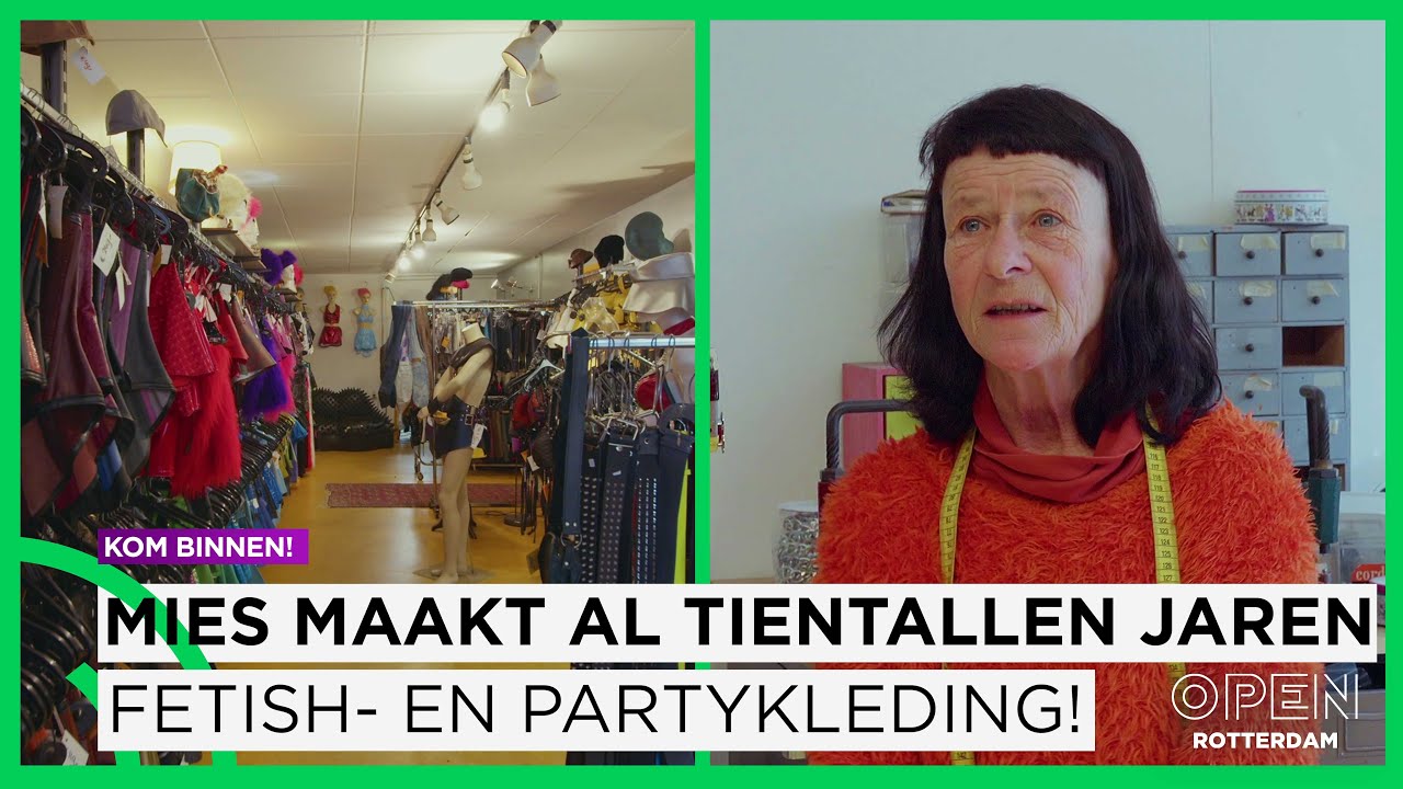 Een etalage vol lak, leer en latex: Mieke runt hier haar bijzondere winkel | KOM BINNEN! | Afl. 7