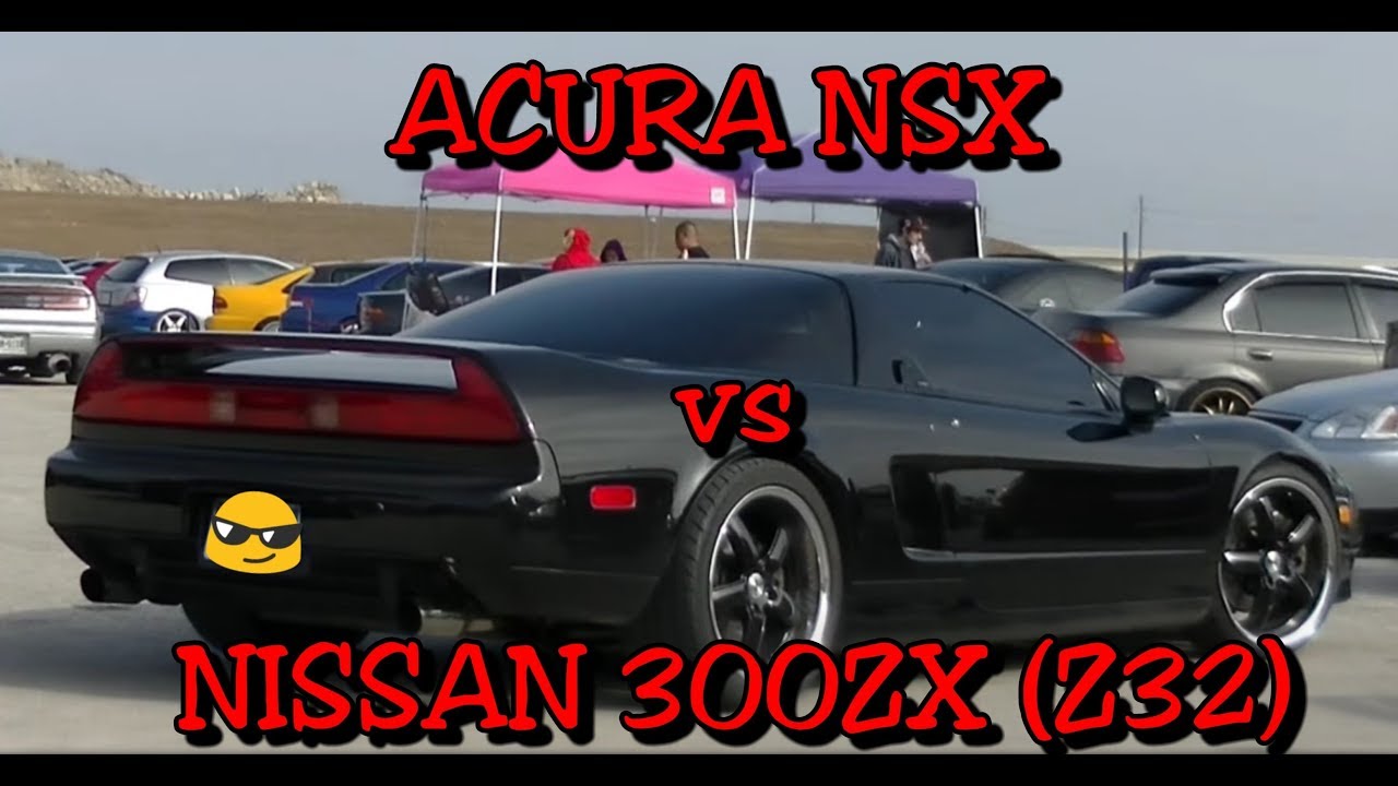 Acura NSX vs Nissan 300ZX