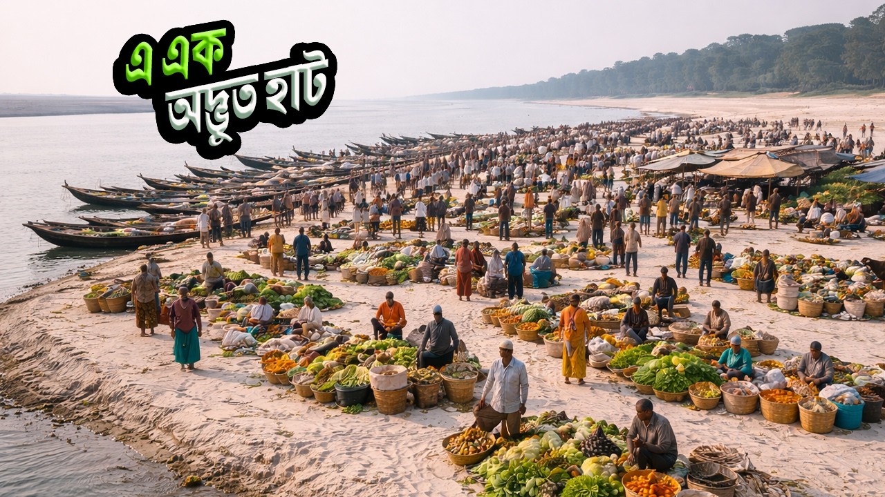 চরের মানুষ কেন এই এক হাটেই আসে? | যাত্রাপুর হাট ডকুমেন্টারি @Sumon-Documentary