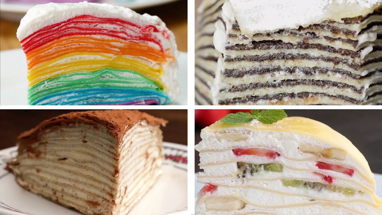 4 Astonishing Crepe Cakes