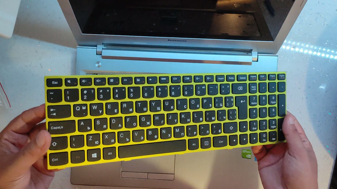 Lenovo z50-70 | Replace the keyboard | Remove and Change keyboard