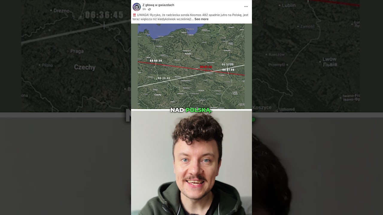 Gdzie i kiedy spadnie sonda Kosmos 482?
