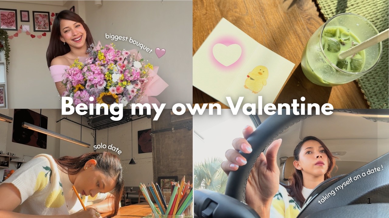 Celebrating Valentines Like a Single 🫢❤️ Solo Date & Self Care