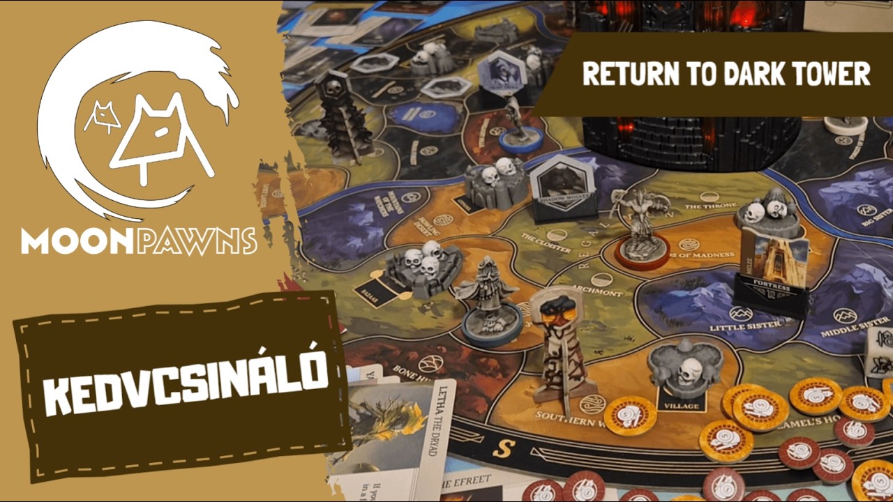 Return to Dark Tower társasjáték kedvcsináló | Nem annyira sötét ez a torony! 🌑