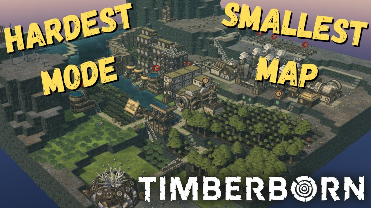 Playing the HARDEST Mode on the SMALLEST Map | Timberborn