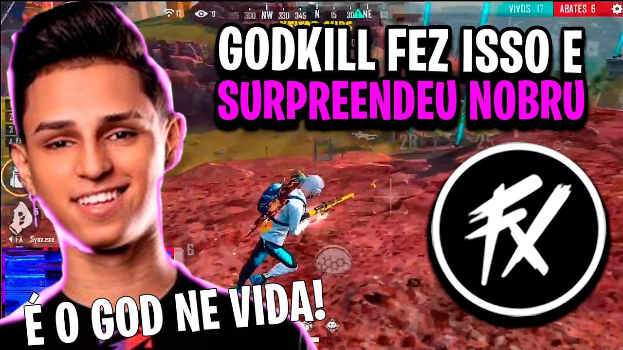 NOBRU FICOU SEM REAÇÃO COM JOGADA SURREAL DE GODKILL NO X TREINO SERIE A! ELE JOGA NO IPHONE 8 PLUS