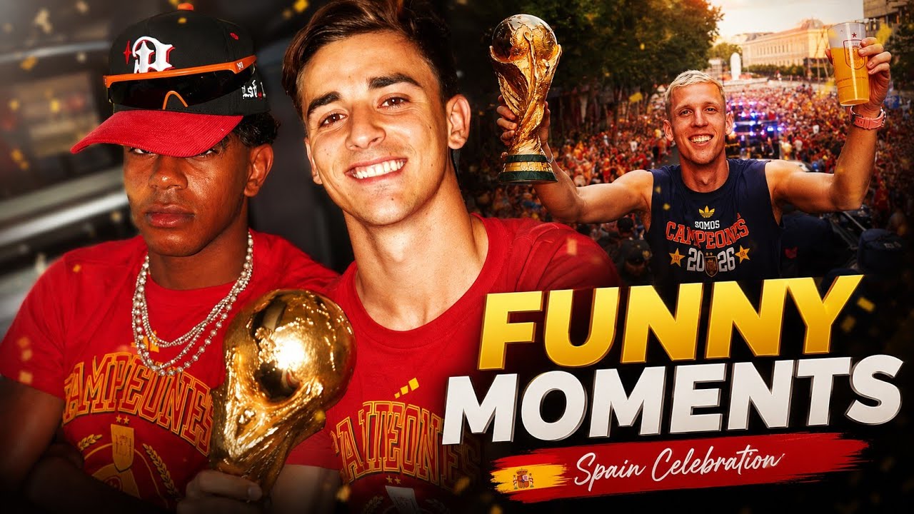 Spain&rsquo;s Funniest World Cup Celebration Moments 😂 | If You Laugh, You Restart! ✨
