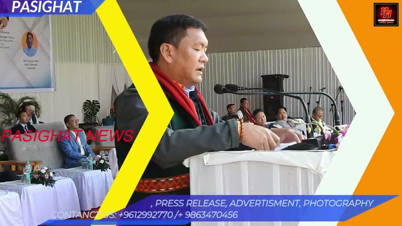 CoSSAP hold its general meeting at Pasighat, CM Pema Khandu graces the meeting