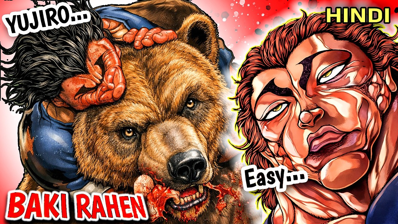Yujiro Hanma Vs 6 Whole Bears..... Baki Rahen New Chapter ......