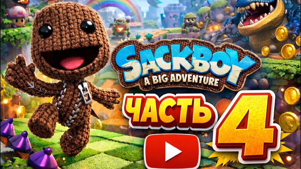 SackBoy A Big Adventure часть 4  #sackboy