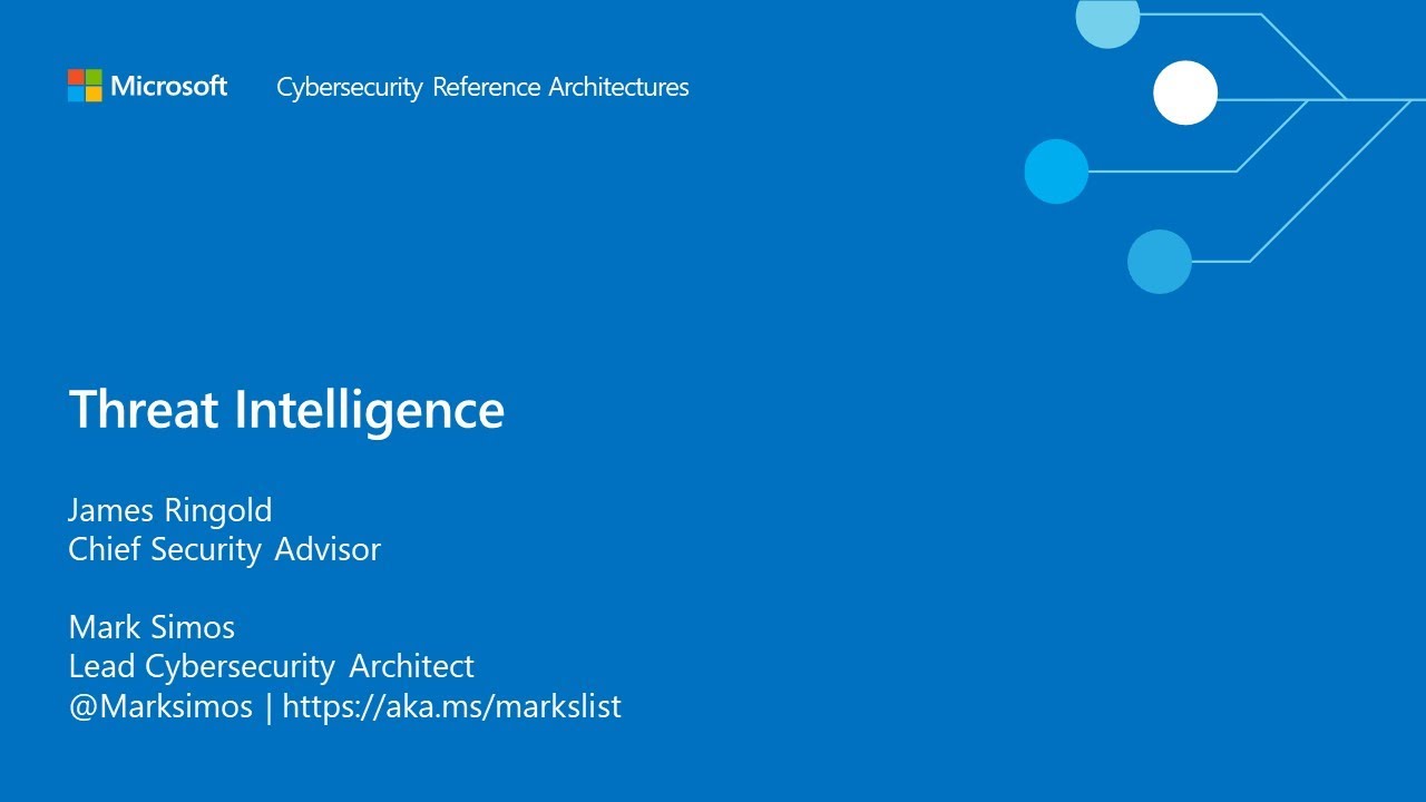 MCRA Threat Intelligence