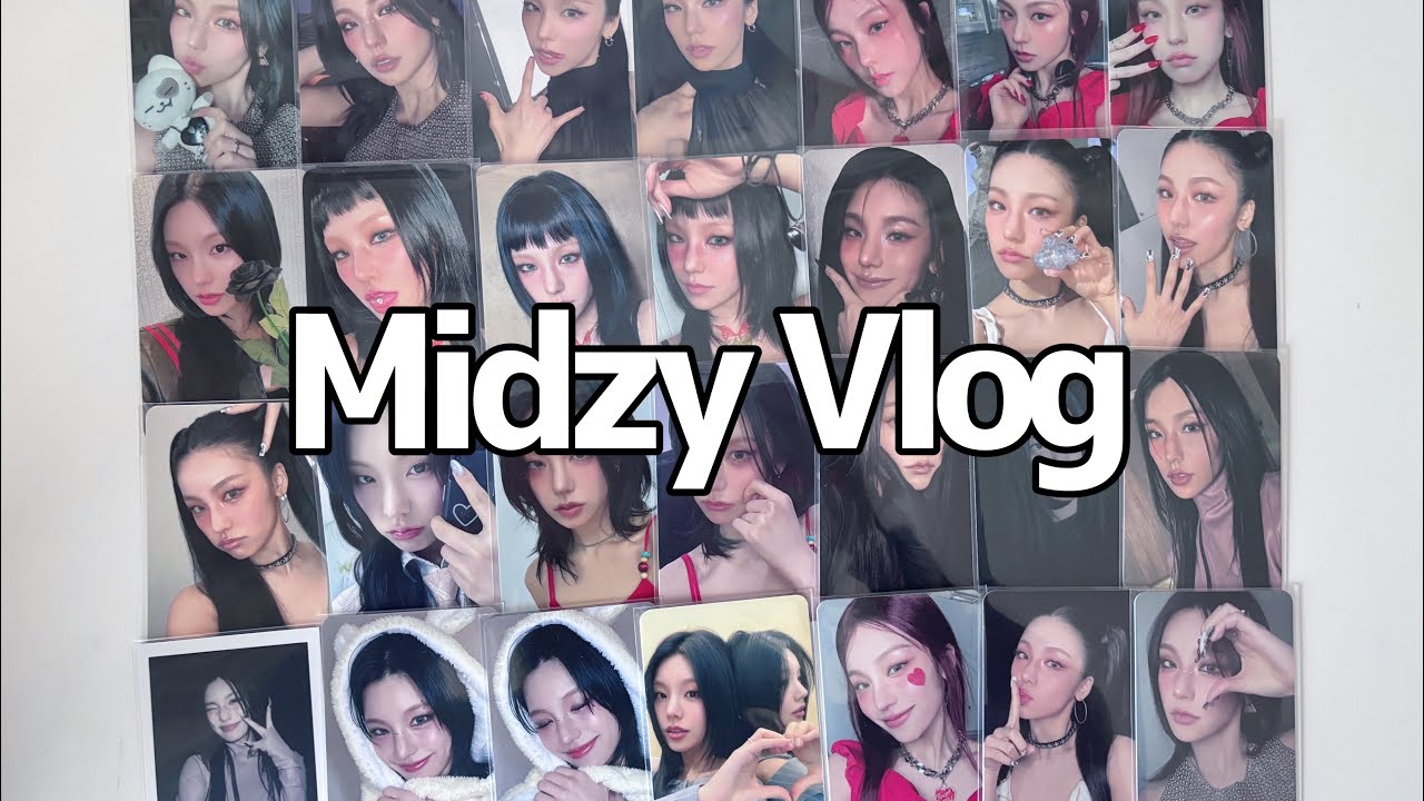 【Midzy Vlog】#4 ㊗️イェジ ソロデビュー㊗️  AIR アルバム 開封 グッズ トレカ 整理