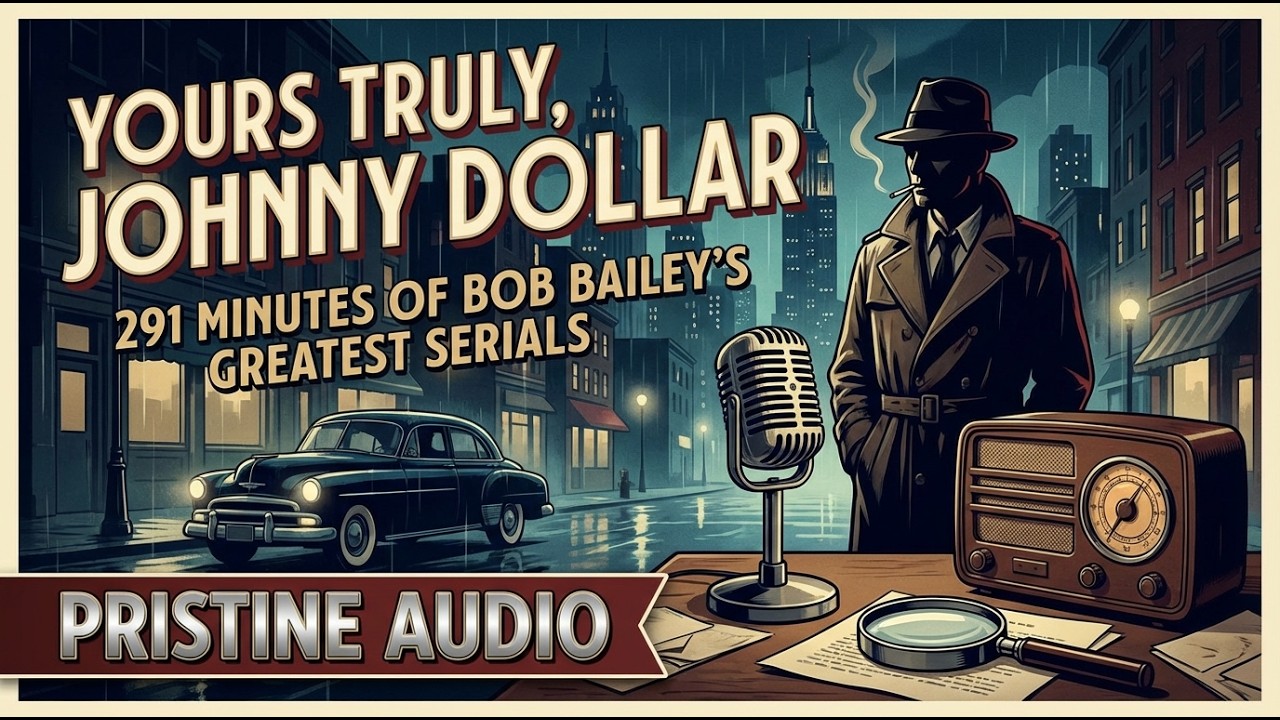Yours Truly, Johnny Dollar | 291 Minutes of Bob Bailey’s Greatest Serials: Pristine Audio