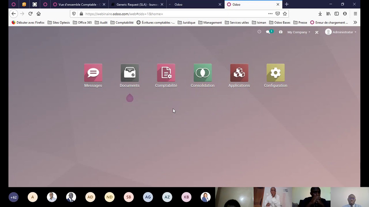 Webinar Odoo 13 Comptabilité SYSCOHADA