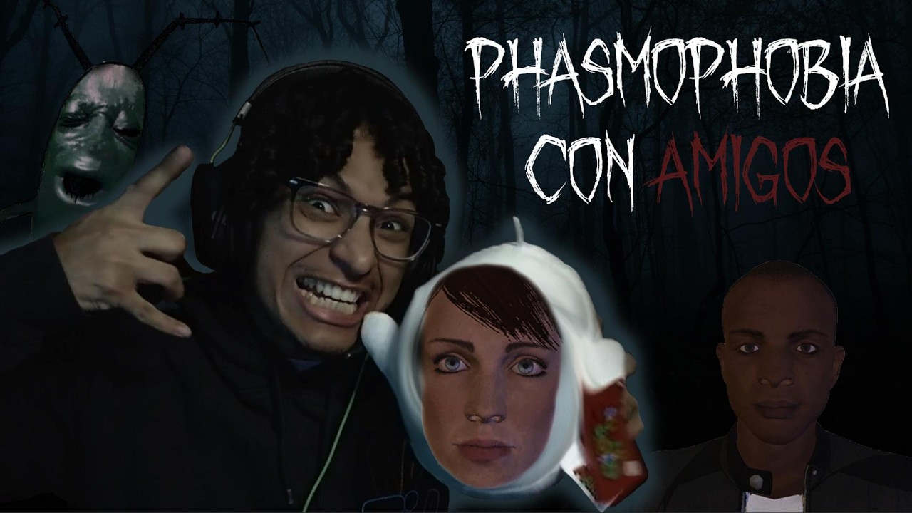 YO Y MIS AMIGOS FUIMOS A CASAR FANTASMAS ( SE PUSO RICO 🥵🥵🥵 )- primera vez jugando phasmaphobia.