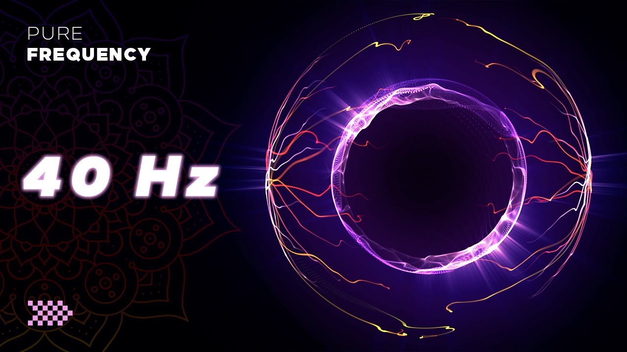 40 Hz Pure Frequency Brainwave Stimulation - Binaural beats therapy -