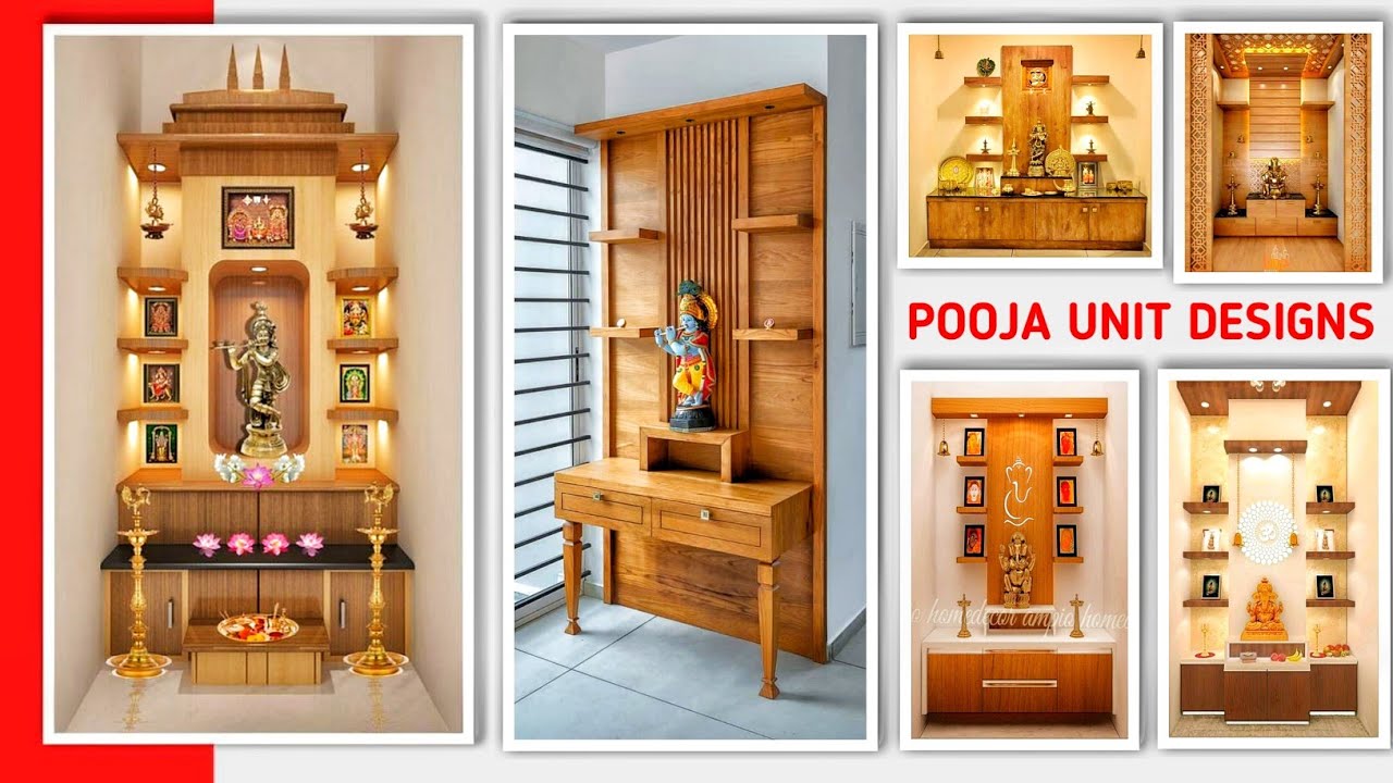 Top 100+ Pooja Unit Design | Wooden Pooja Unit | Pooja mandir design ideas Pooja Room Design Ideas