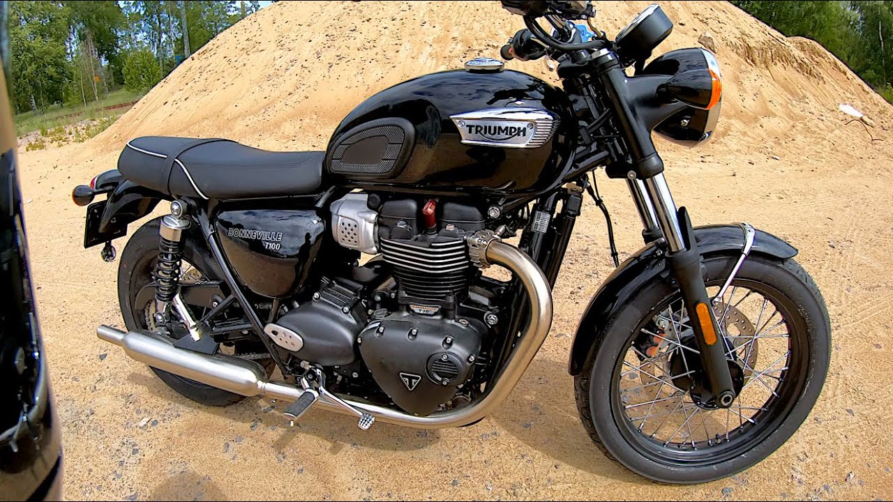Тестовая поездка Triumph Bonneville T100 и технические характеристики