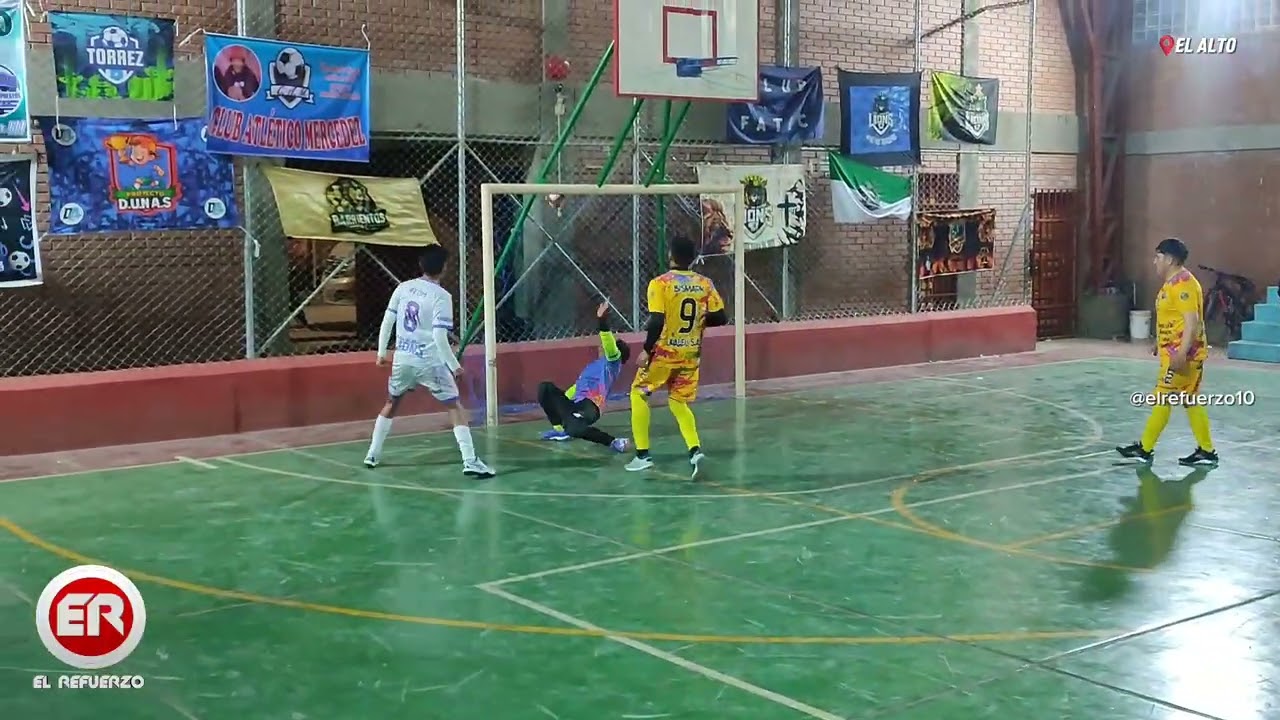 F.C. BLACK LIONS (6) - JHALEU S.A.(0).4TOS DE FINAL- CAMPEONATO DE FÚTBOL DE SALÓN TORNEO JJK.