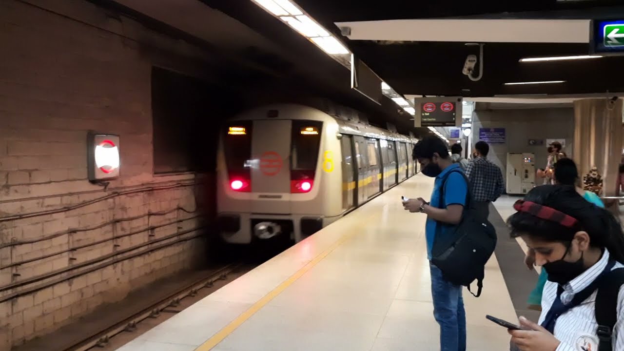 Delhi Metro || Saket Metro Station || Yellow Line