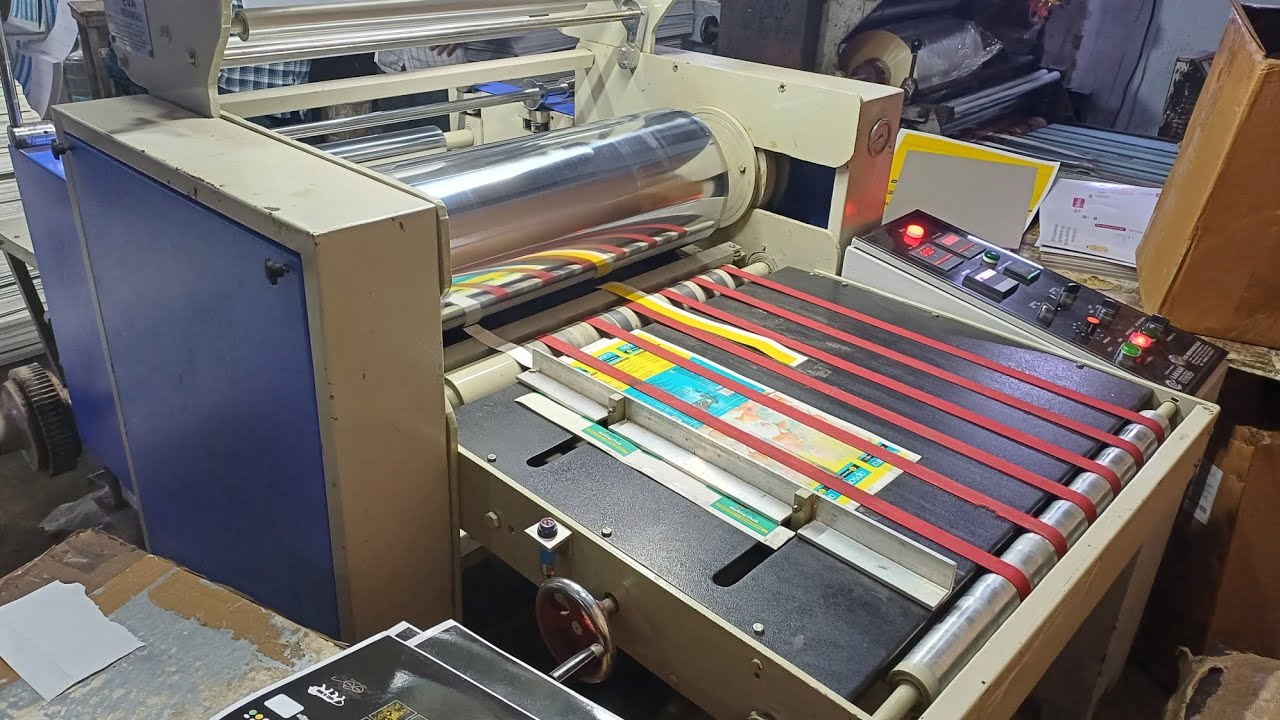 Automatic Thermal Lamination Machine Ready For Running Manufacture by Eva Mechanicals Delhi #Lucknow