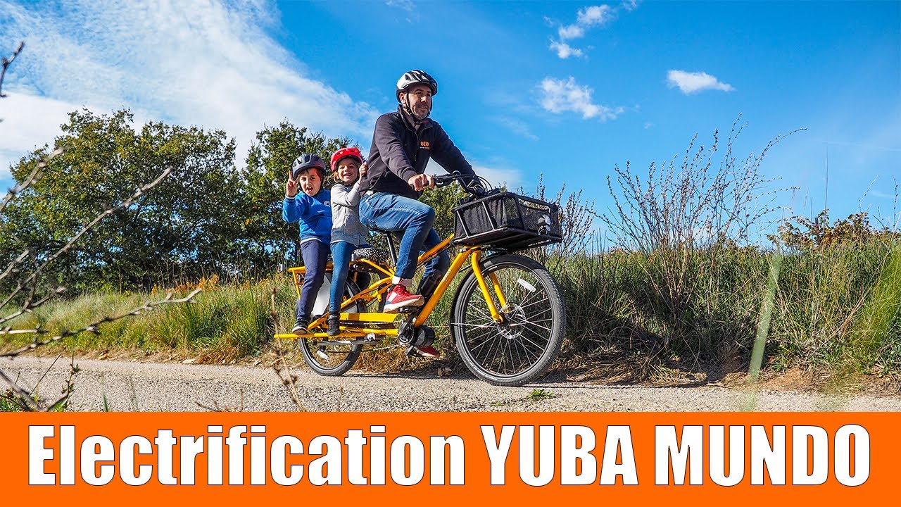 Électrification d'un YUBA MUNDO avec moteur pédalier BBS OZO et une batterie 36V 7Ah 250Wh