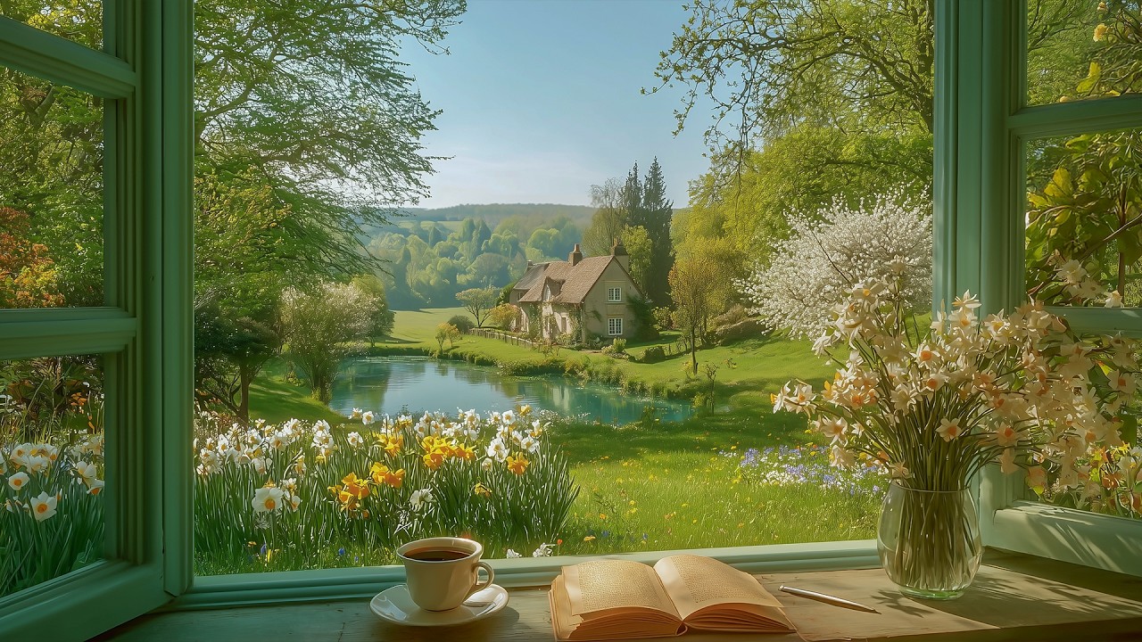 dreamy spring 🌿 relaxing piano playlist for calm focus, studying & working