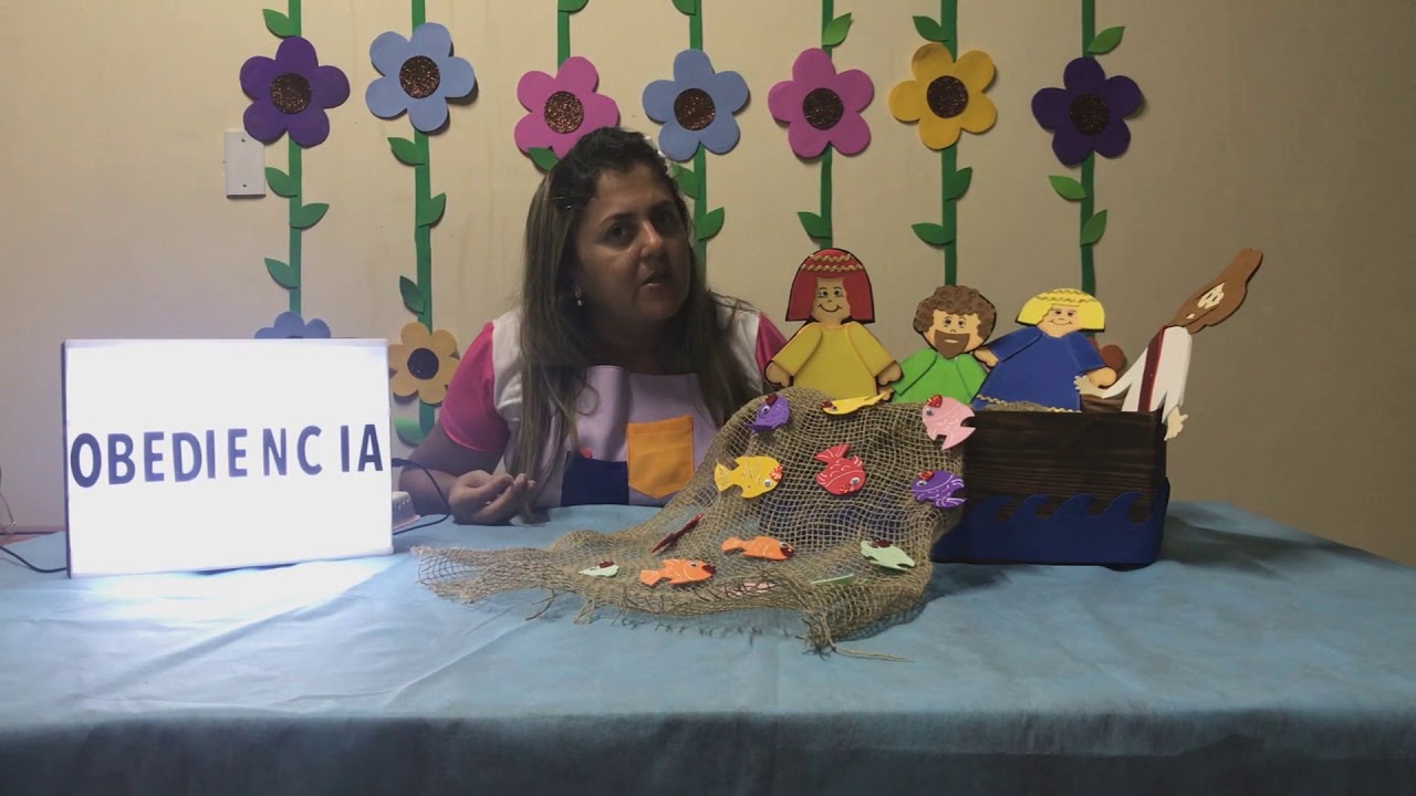 Culto Infantil - Pedro, Tiago e João no Barquinho. |Prof. Fátima Vieira