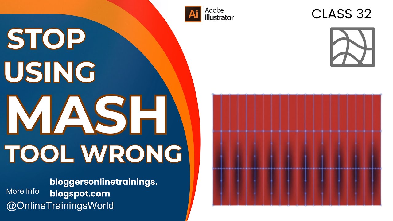 Stop Using the Mesh Tool WRONG! (Adobe Illustrator Tutorial 2025)