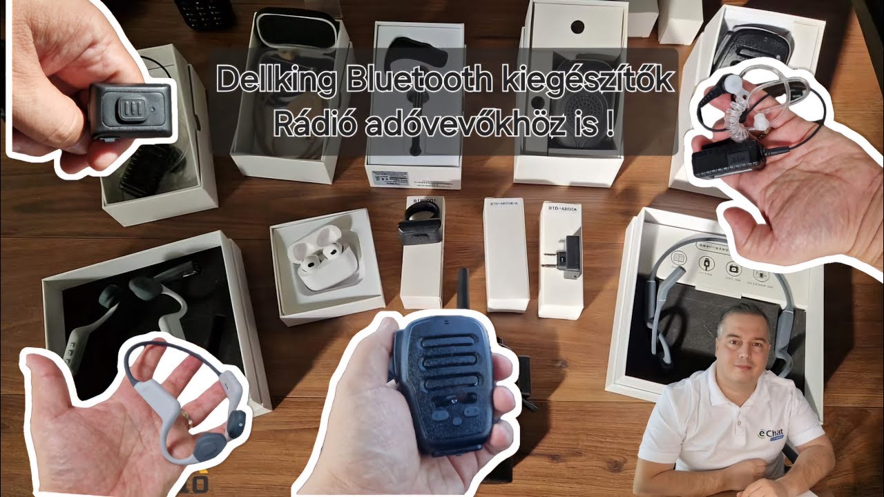 Dellking Bluetooth kiegészítők adóvevőkhöz és POC GSM rádiókhoz. #bemutató #pmrradio #bluetooth