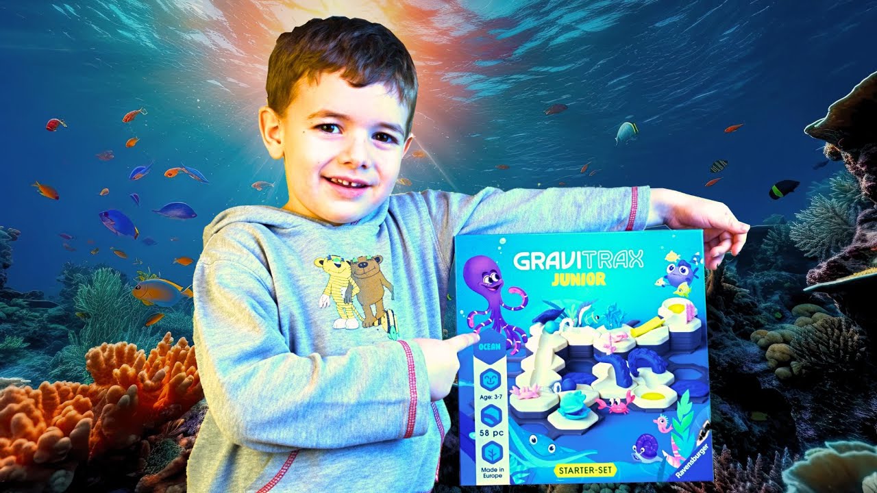 GraviTrax Junior Ocean Set - Unboxing + Beispielbahn