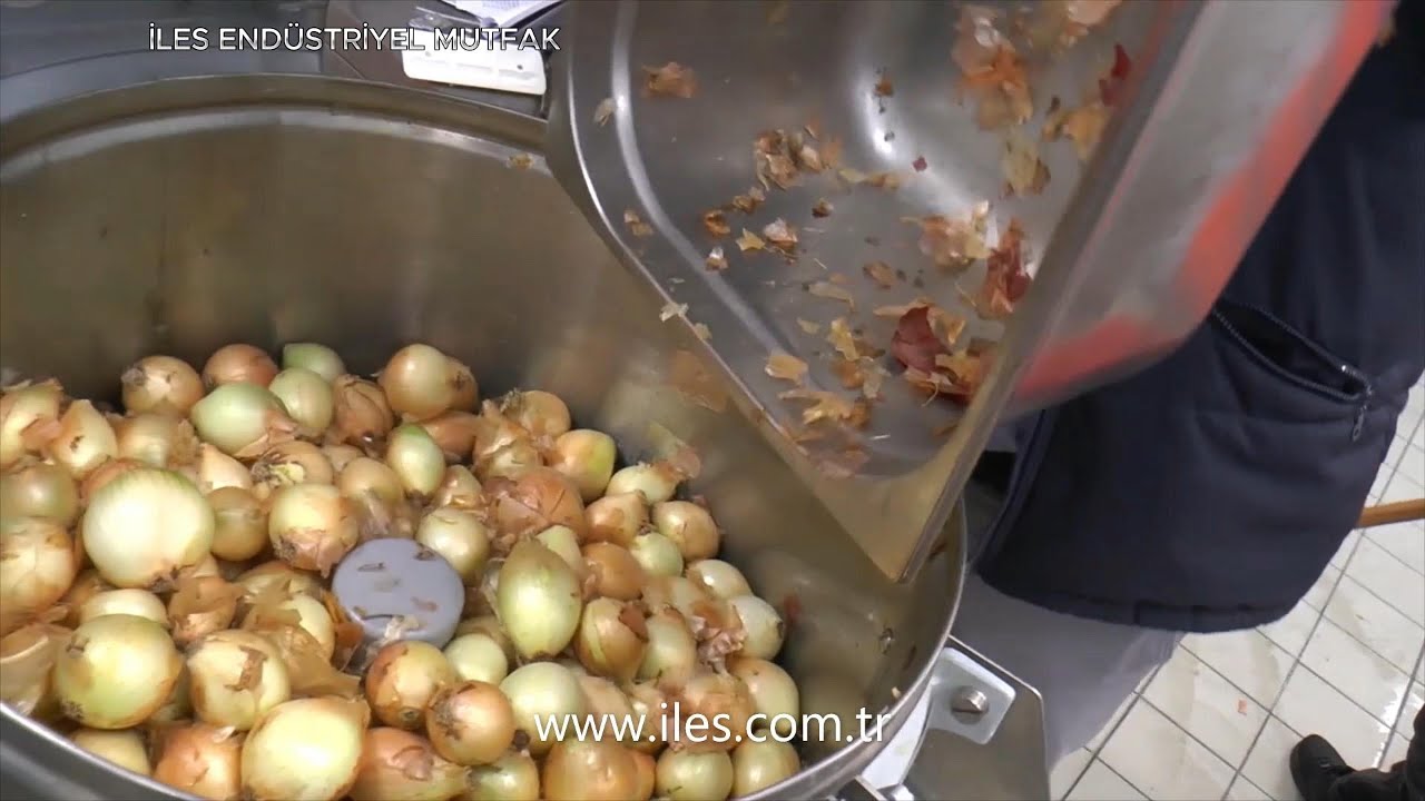 Öztiryakiler Soğan Soyma Makinesi | 10 kg Kapasiteli | Endüstriyel Mutfak Çözümü