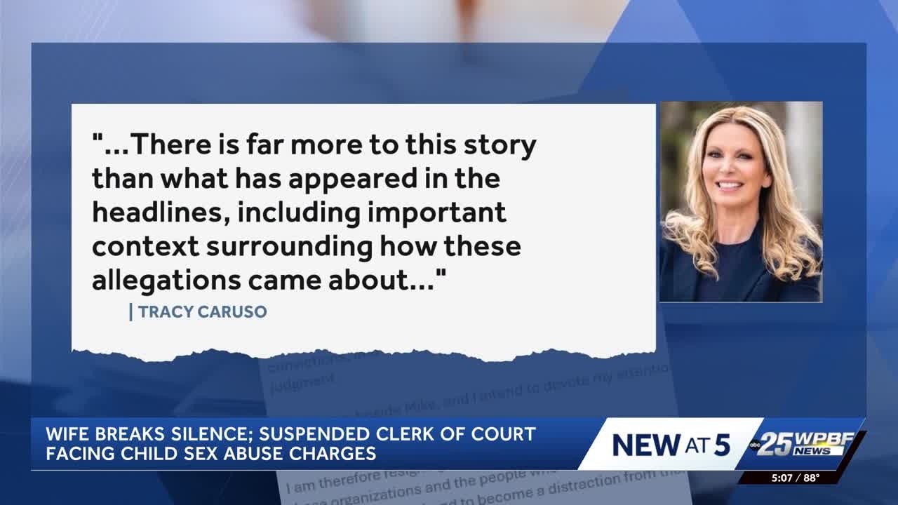 'My place is beside Mike': Tracy Caruso resigns from public boards to support husband facing alle...