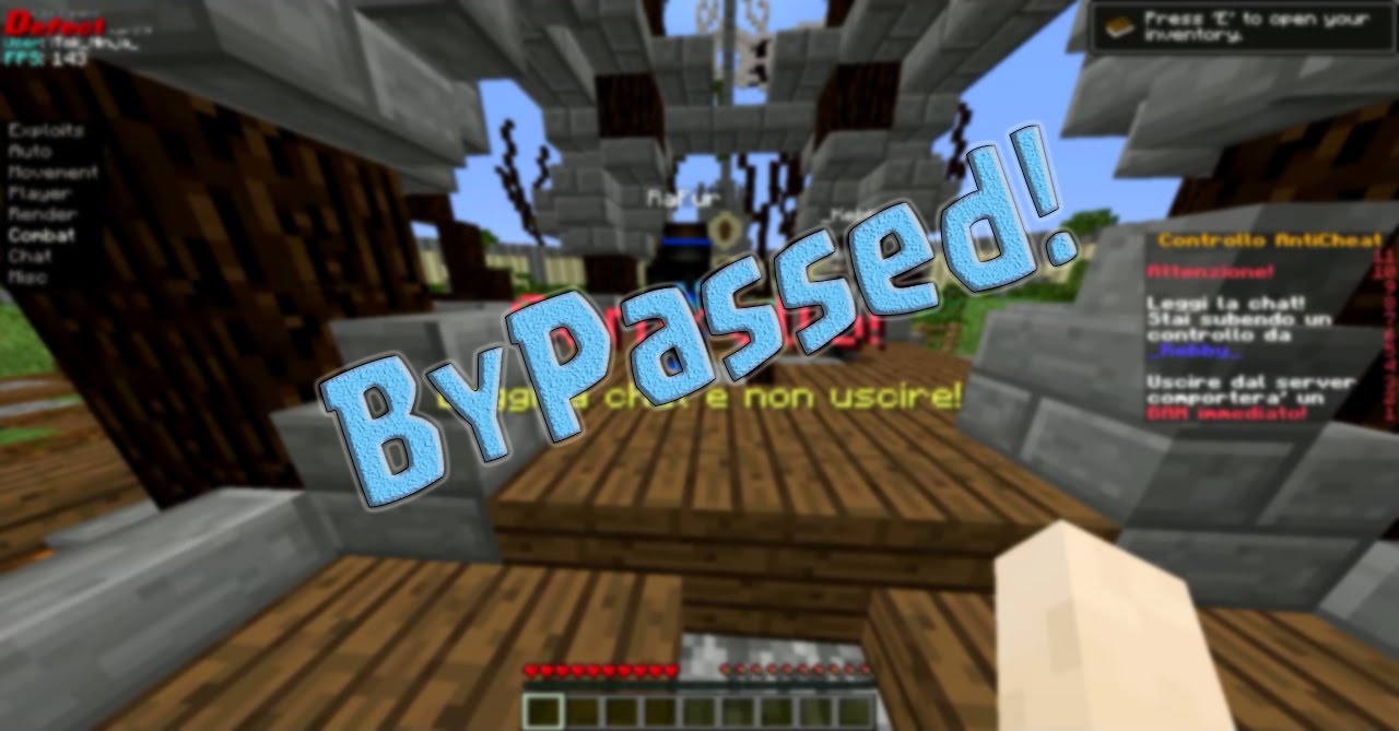 Arenacraft Controllo BYPASSATO - Controllo hack arenacraft