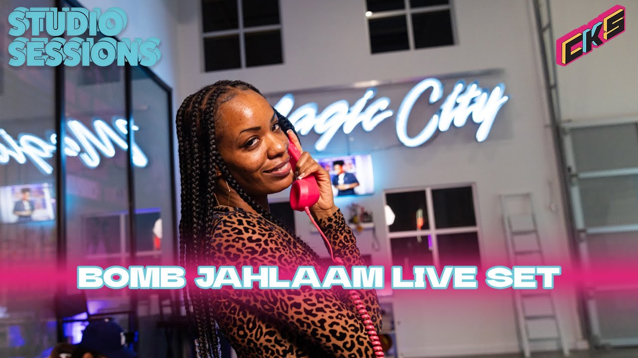 DJ Bomb Jahlaam Lights Up Cam Kirk Studios (house dj mix, hip hop, rnb) | Studio Sessions