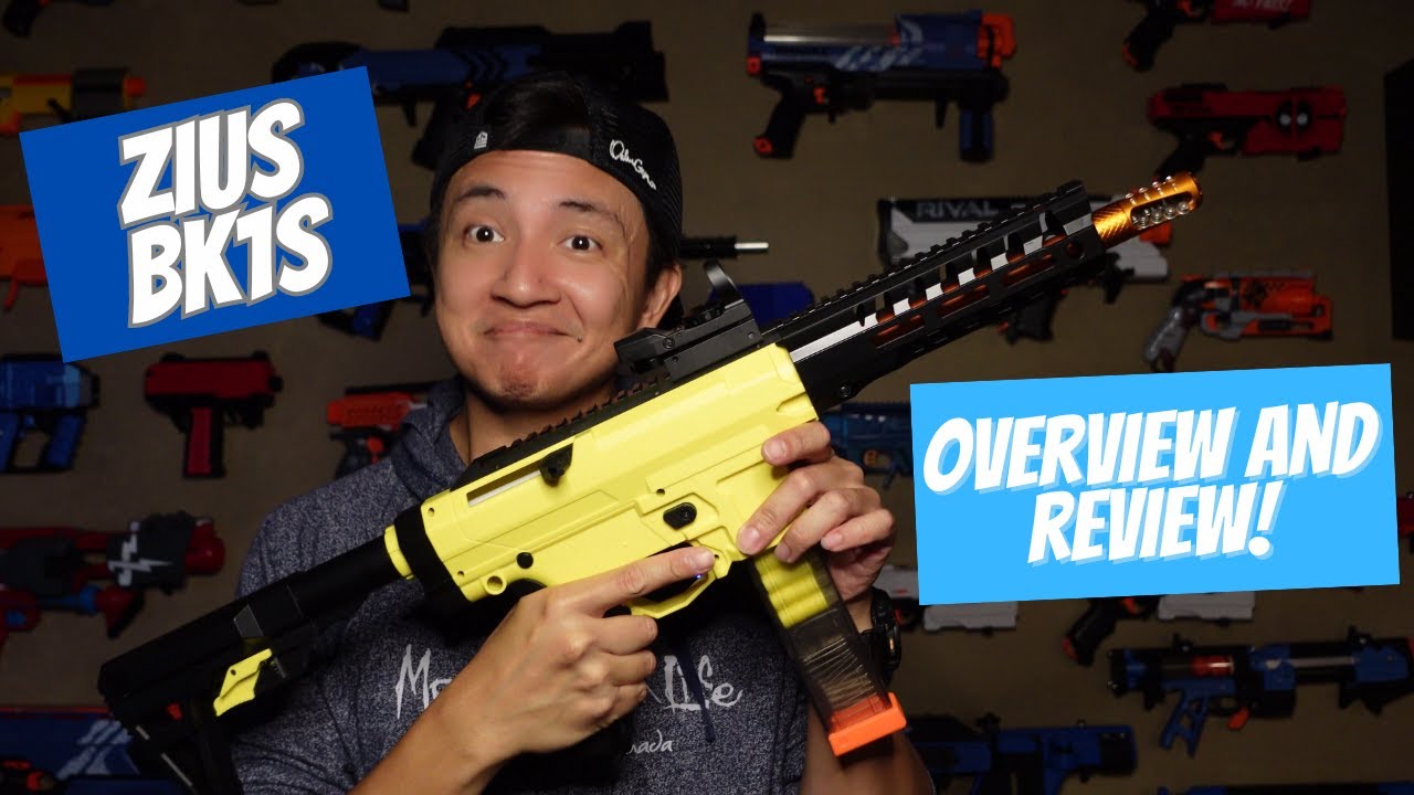 Zius BK1s AEB Nerf Blaster | Overview and Review