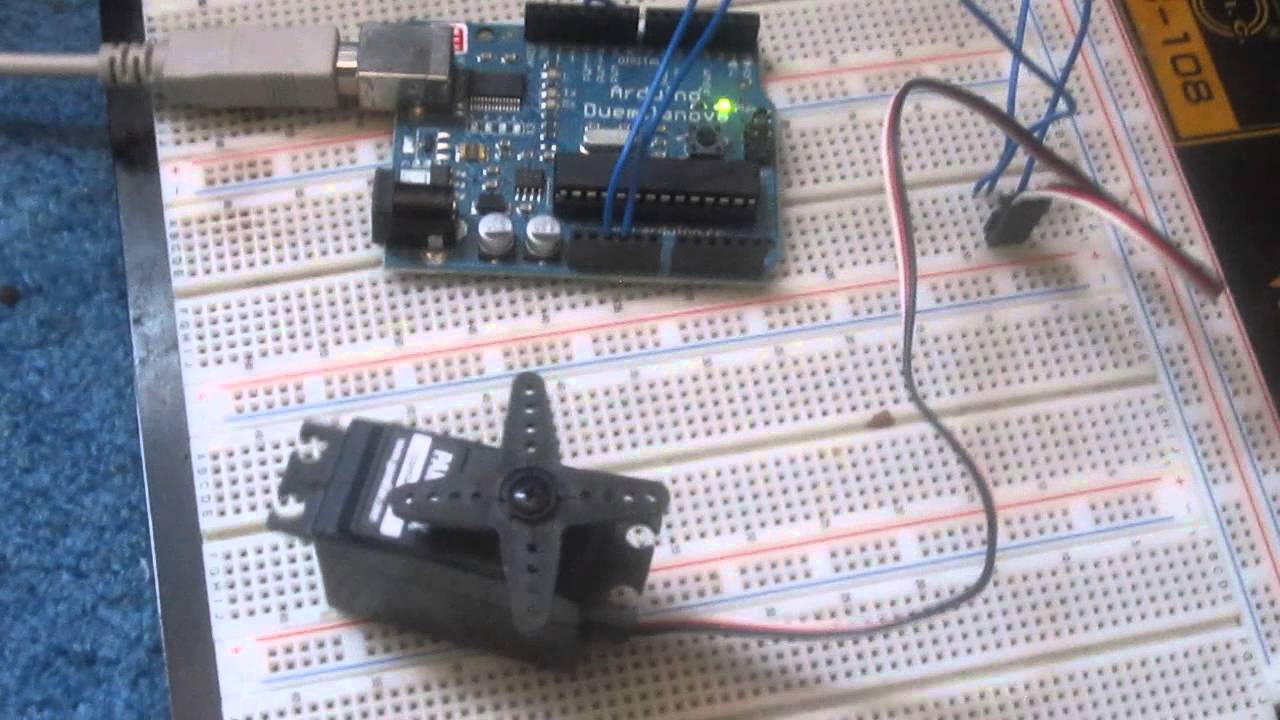 Arduino Servo Motor Circuit (Faster Version)