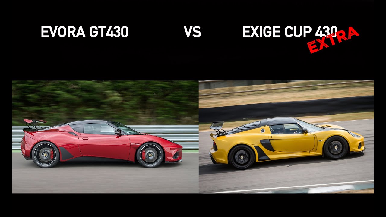 Lotus Evora GT430 VS Exige Cup 430 EXTRA - Silverstone split-screen