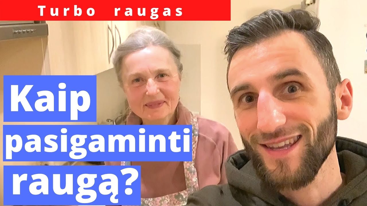 Kaip pasigaminti raugą? | Turbo raugas | Probiotinis maistas