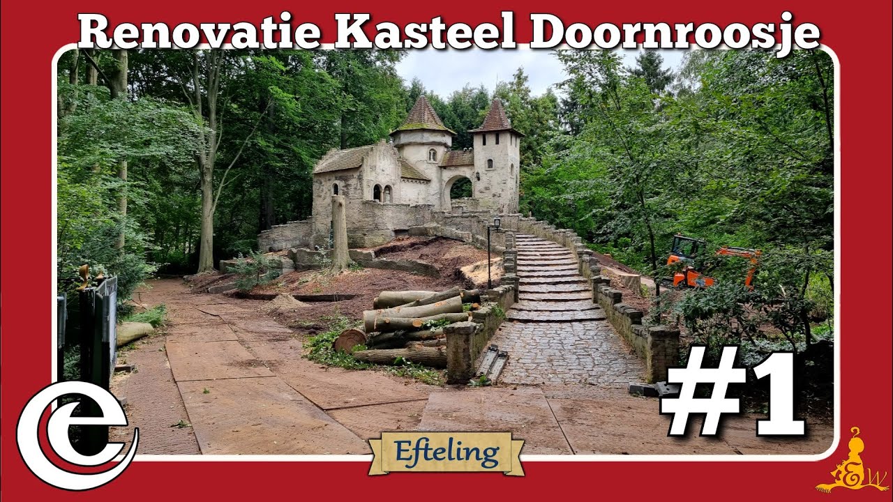 [#Efteling] 🛠️ Renovatie Kasteel van Doornroosje 2023/2024 #1