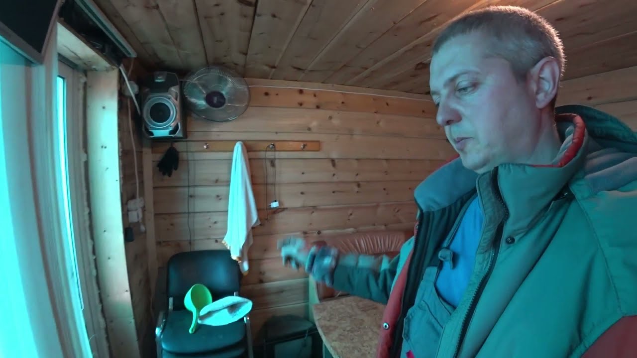баня из опилок два года .