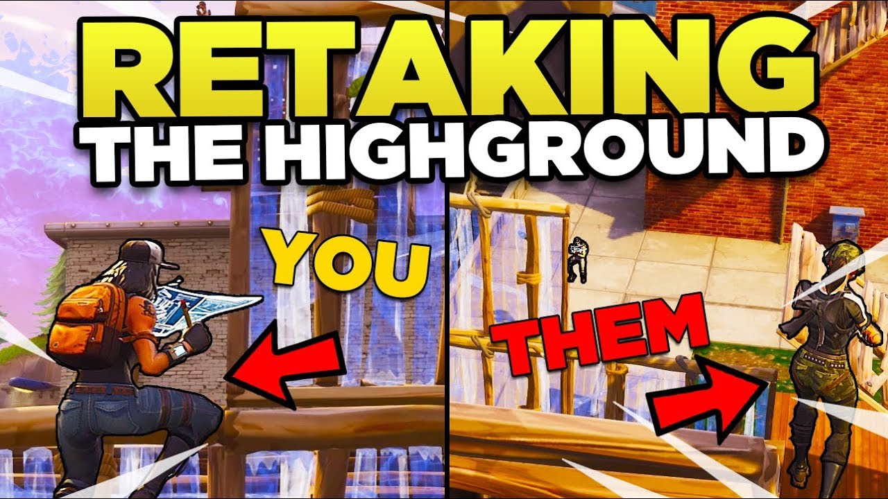 How To EASILY Get The HIGH GROUND BACK In Fortnite Battle Royale