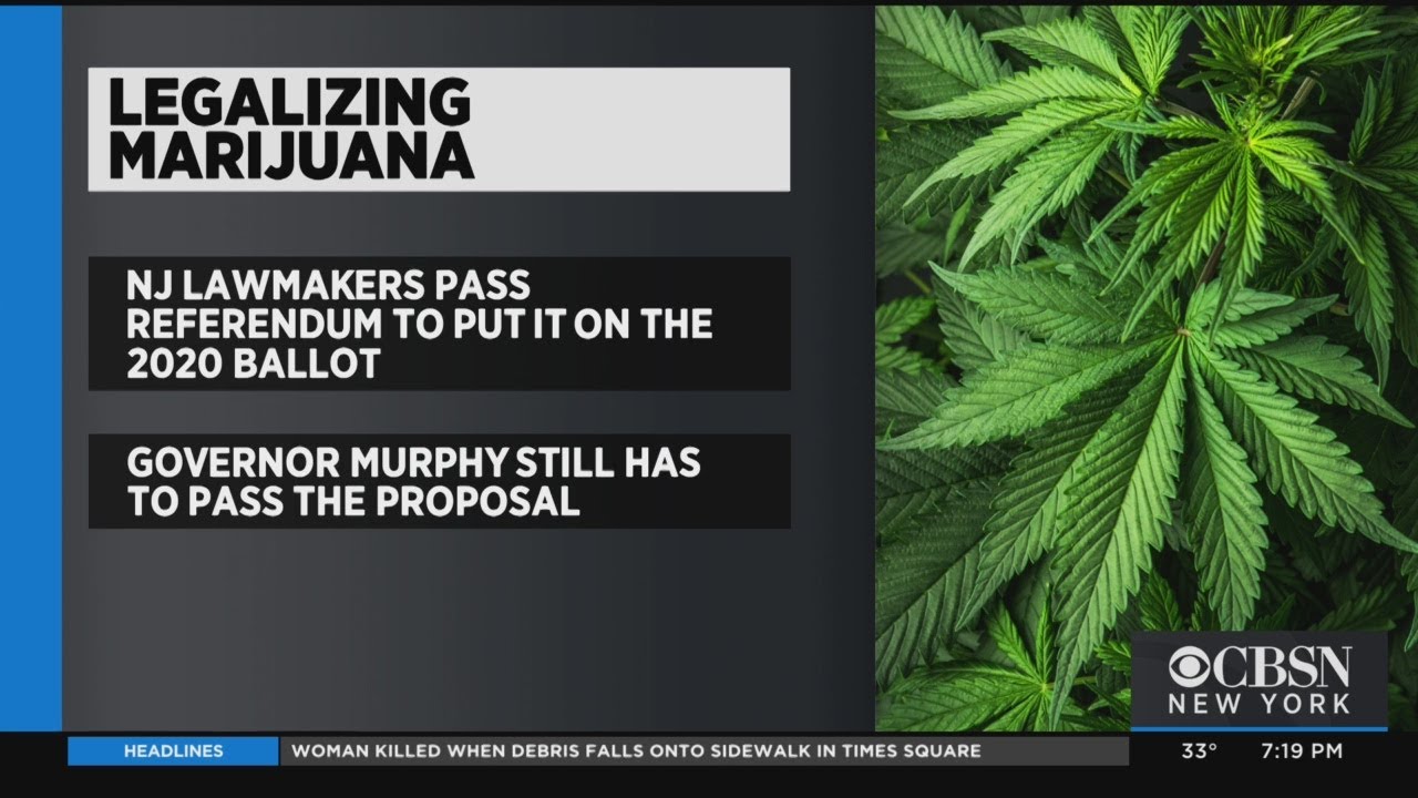 NJ Lawmakers Pass Referendum To Put Legalization On 2020 Ballot