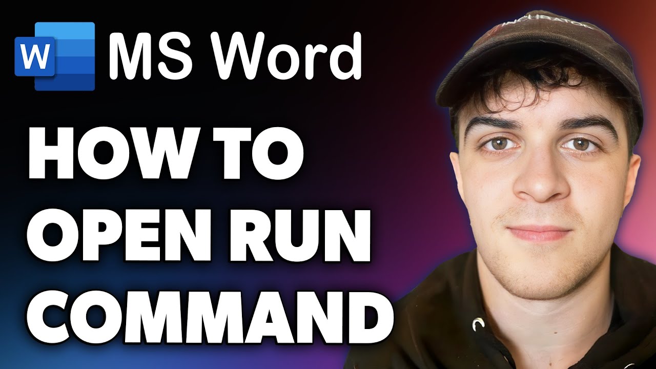 How to Open Ms Word Run Command (Full 2024 Guide)